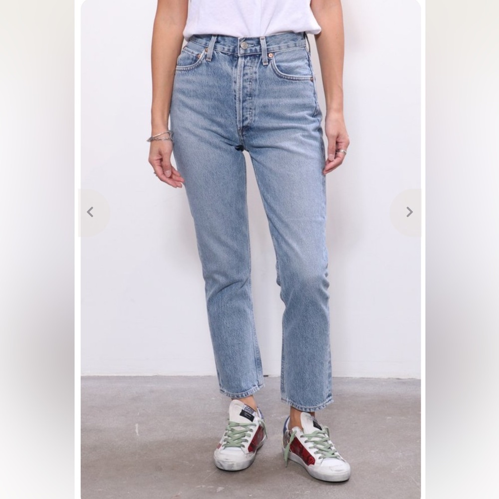 Agolde Riley Straight Crop in Renewal